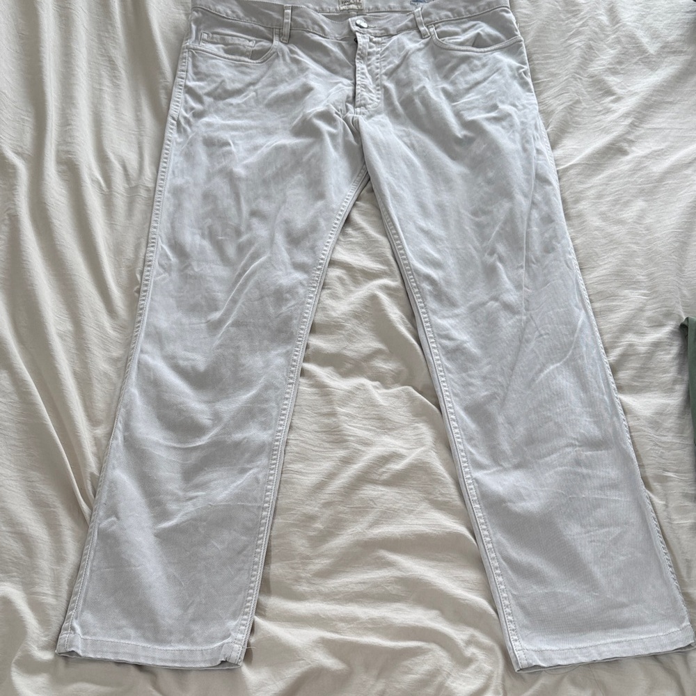 Faherty Cream Organic Cotton Pants